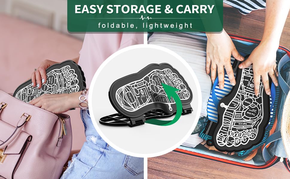 Foot Massager Pain Relief,Elecrtic EMS Massage Mat -8 Mode/16 Vibration Automatic Wireless Folding Massager (Foot Massager) Foot Massager Pain Relief,Elecrtic EMS Massage Mat -8 Mode/16 Vibration Automatic Wireless Folding Massager (Foot Massager)